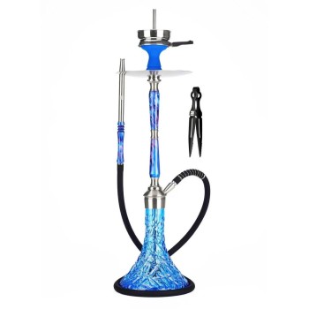 10.6" BLUE LIPPED RUGBY WATER PIPE