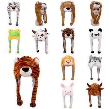 24CT ANIMAL HATS DISPLAY