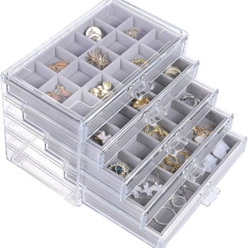 4 SIDE JEWELERY EMPTY DISPLAY