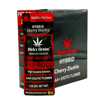STICKYGREEN PREROLL 2.5G 10CT.