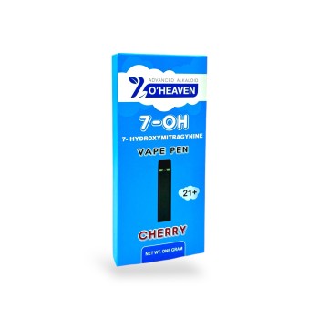7 O'HEAVEN DISPOSABLE|7-HYDROXYMITRAGYNINE|1GM|5CT|CHERRY