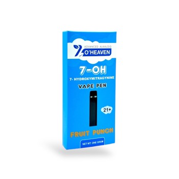 7 O'HEAVEN DISPOSABLE|7-HYDROXYMITRAGYNINE|1GM|5CT|FRUIT PUNCH