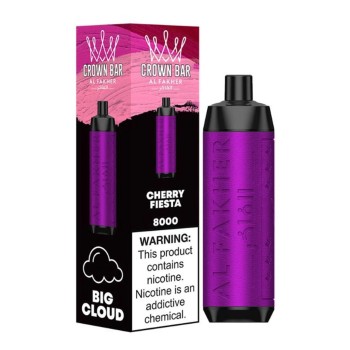 ALFAKHER CROWN BAR| 15K PUFF| 5CT| CHERRY FIESTA