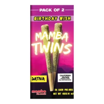 MAMBA TWINS | 4G PRE ROLL | 2PK FULL SPECTRUM | 10CT | BIRTHDAY WISH