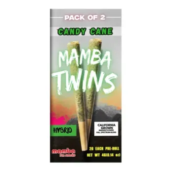 MAMBA TWINS | 4G PRE ROLL | 2PK FULL SPECTRUM | 10CT | CANDY CANE
