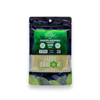 EARTH KRATOM 100GM POWDER | GREEN BORNEO |