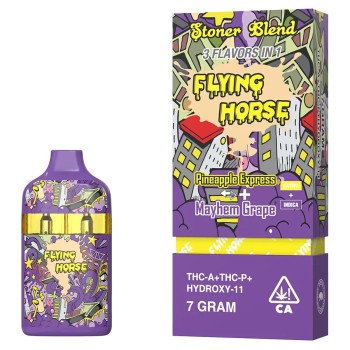 FLYING HORSE| STONER BLEND | 7 GM | PINEAPPLE EXPRESS + MAYHEM GRAPE