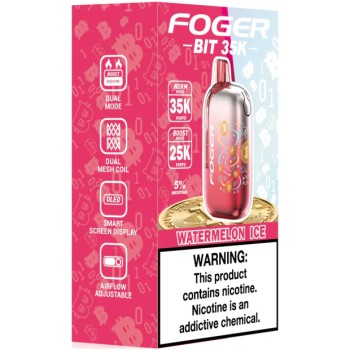 FOGER BIT|35K PUFF|5CT|WATERMELON ICE