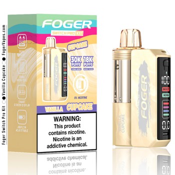 FOGER SWITCH PRO KIT| 30K PUFF|5CT|VANILLA CUP CAKE