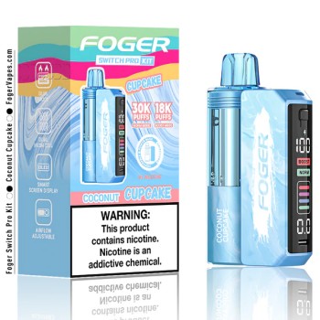 FOGER SWITCH PRO KIT| 30K PUFF|5CT|COCONUT CUPCAKE