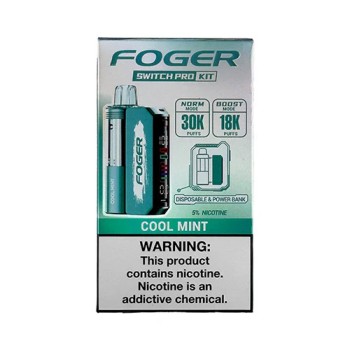 FOGER SWITCH PRO KIT| 30K PUFF|5CT|COOL MINT