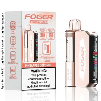 FOGER SWITCH PRO KIT| 30K PUFF|5CT| PINEAPPLE COCONUT