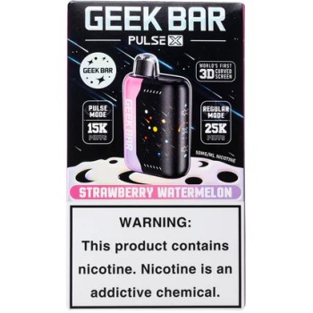 GEEK BAR PULSE X |25K PUFF|5CT|STRAWBERRY WATERMELON