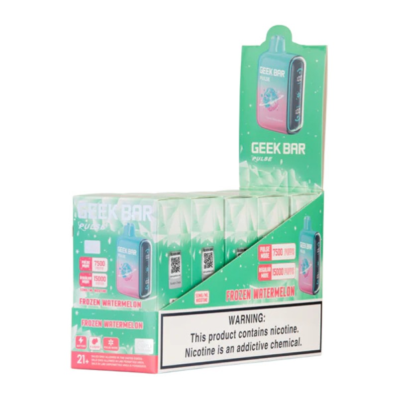 GEEK BAR PULSE | 15K PUFF | 5CT|FROZEN WATERMELON
