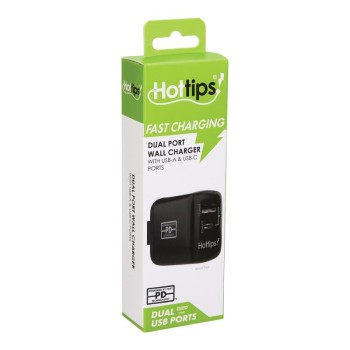 FAST WALL CHARGER DUAL 10CT