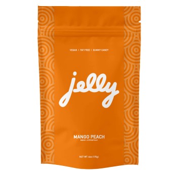 JELLY | D9 XP LIVE RESIN 25MG | 40CT GUMMIES | MANGO PEACH