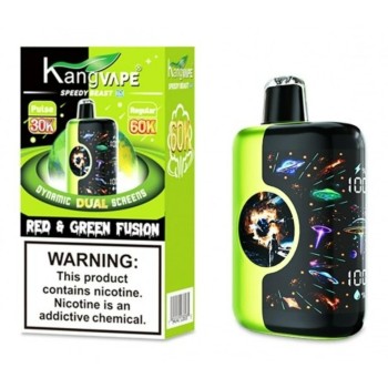 KANGVAPE SPEEDY BEAST|60K PUFF|5CT|RED & GREEN FUSION