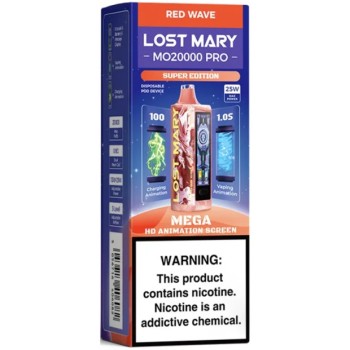 LOST MARY PRO MO20000|20K PUFF|5CT| RED WAVE