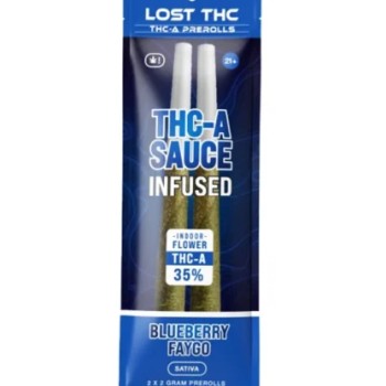 LOST THCPREROLL|2X2GR|10CTBOX|BLUE BERRY FAYGO|SAT