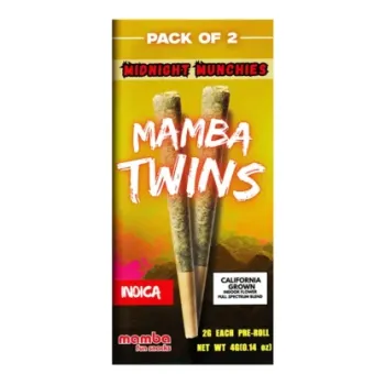 MAMBA TWINS | 4G PRE ROLL | 2PK FULL SPECTRUM | 10CT | MIDNIGHT MUNCHIES