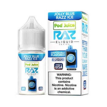 RAZ ELIQUID | 20MG | 30ML | SINGLE | JOLLY BLUE RAZZ ICE