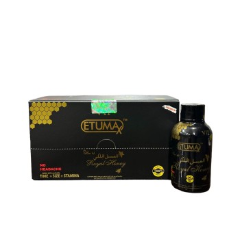 ROYAL HONEY FOR HIM | BLACK &GOLD BOX | 2OZ | 12CT SHOT