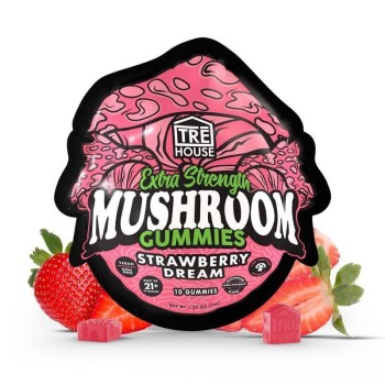 TRE HOUSE | EXTRA STRENGTH MUSHROOM GUMMIES | 10 PACK | 10CT | STRAWBERRY DREAM