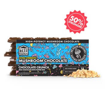 TRE HOUSE | MUSHROOM CHOLOCATE | 50GM | 10 CT | CHOCOLATE CRUNCH
