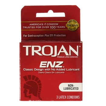 TROJAN RED ENZ | NON LUBRICATED