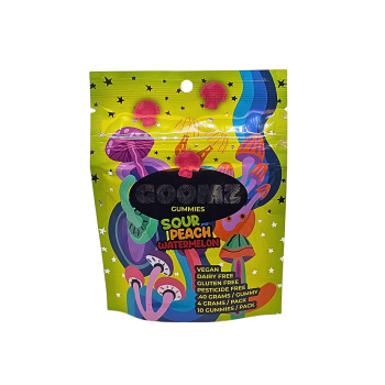 GROOMZ GUMMIES|PREMIUM|.40G*10P|10CT|SOUR PEACH WATERMELON