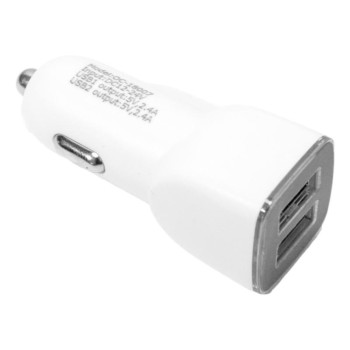YMAX |DUAL ALLOY |USB CAR CHARGER-2400MAH| |10CT BOX