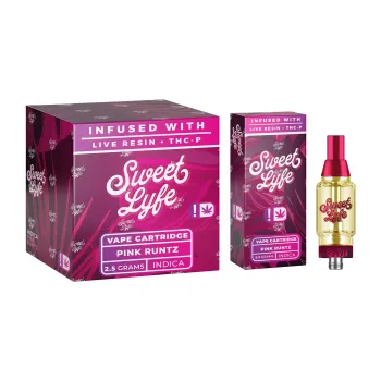 SWEET LYFE CARTRIDGE| INFUSED WITH HHC-P.THC-P|2.5G|6CT|PINK RUNTZ