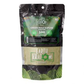 EARTH KRATOM 100GM POWDER | GREEN HULU KUPAS |