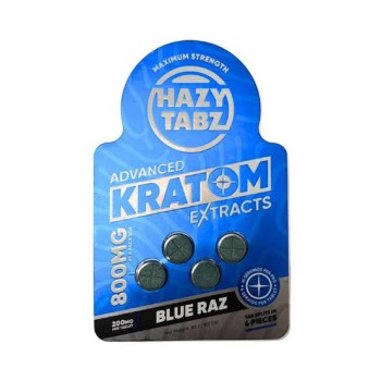 HAZY TABS | 800 MG | 4CT | BLUE RAZ