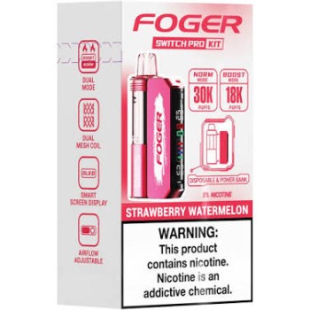 FOGER SWITCH PRO KIT| 30K PUFF|5CT|STRAWBERRY WATERMELON