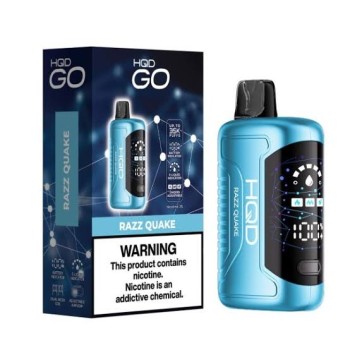 HQD  GO | 35K PUFF | DISPOSABLE VAPE | RAZZ QUAKE
