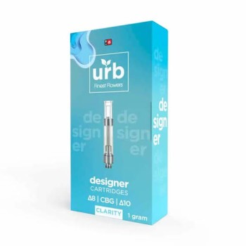 URB CARTRIDGES|D8-CBN-D10|1G|10CT|CLARITY