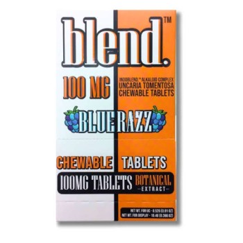 BLEND GRAVITY | BOTANICAL EXTRACT | 100MG | 20CT | BLUE RAZZ