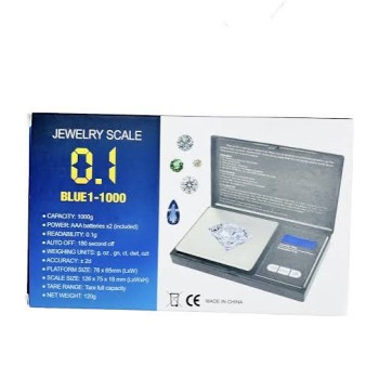 DIGITAL SCALE OF JEWELRY (0.1) - BLUE1-1000