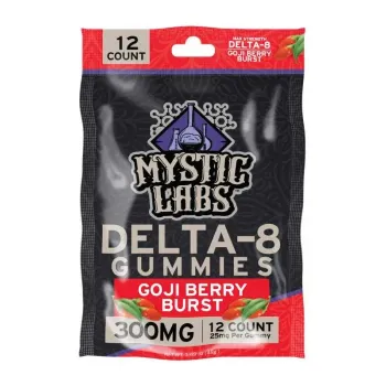 MYSTIC LABS| D8GUMMIES|300MG|6CT BOX|GOJI BERRY BURST