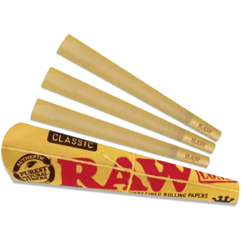 RAW CONES | KING SIZE | 3PK | CLASSIC