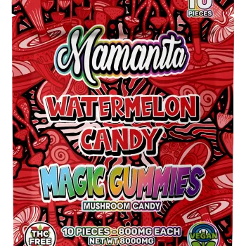 MAGIC AMANITA MUSHROOM GUMMY 10 CT DISPLAY WATERMELON